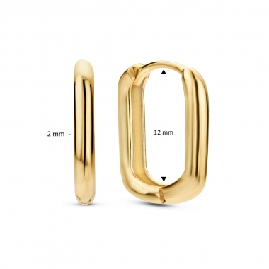 Jackie Gold Láncszem alakú arany fülbevaló - JKE22.257