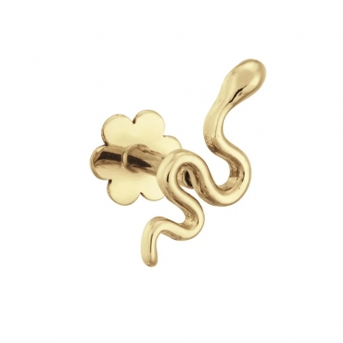 Jackie Gold arany kigyó fülpircing