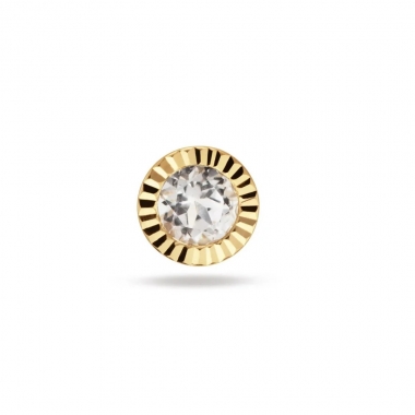 Jackie Gold Vintage topáz  arany fülpiercing
