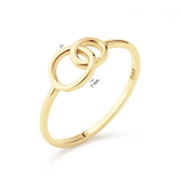Jackie Gold arany  gyűrű JKR24.408-54