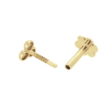 Jackie Gold arany fülpircing topázzal